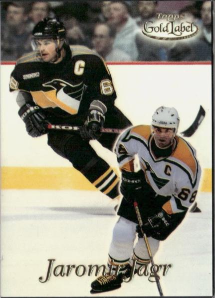 Jaromir Jagr #15 2000 Topps Gold Label Hockey