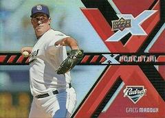Greg Maddux #X-GM Baseball Cards 2008 Upper Deck X Xponential Prices