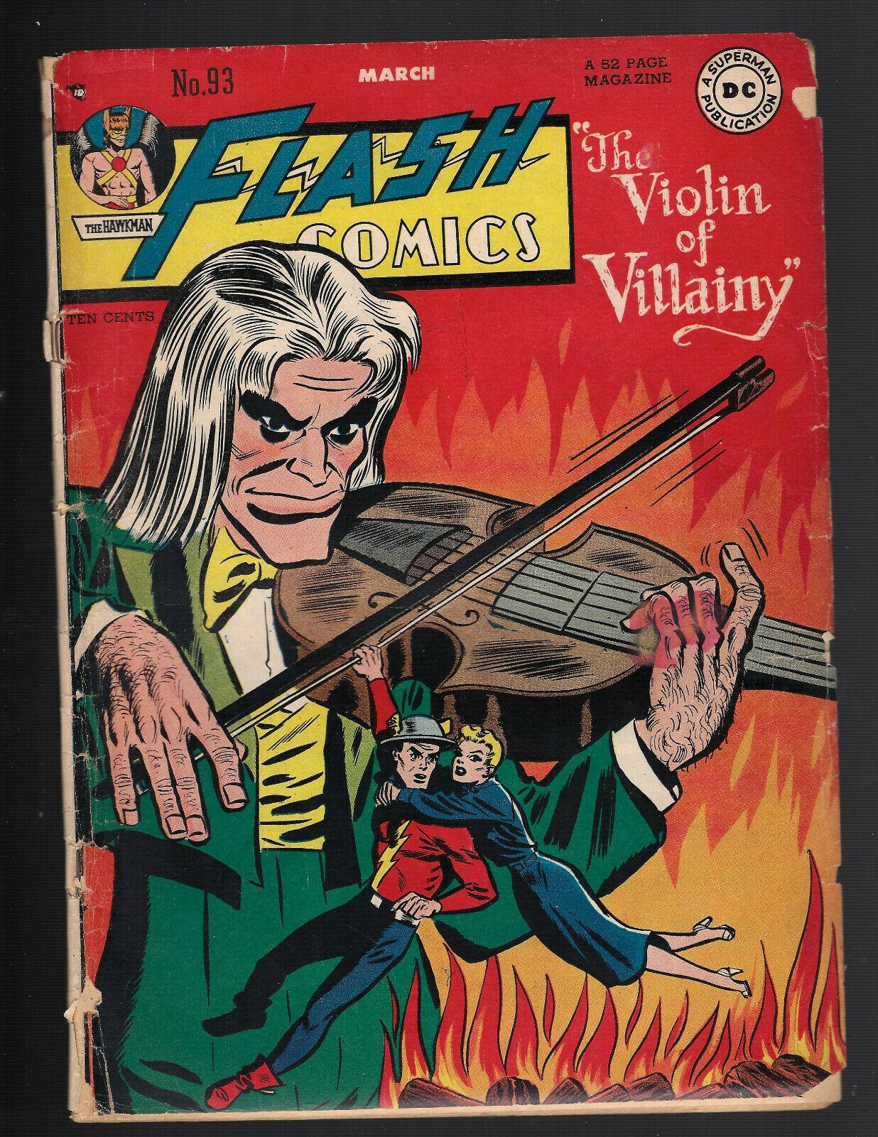 Flash Comics #93 (1948) Comic Books Flash Comics