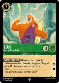 Zeus - Mr. Lightning Bolts #92 Lorcana Ursula's Return