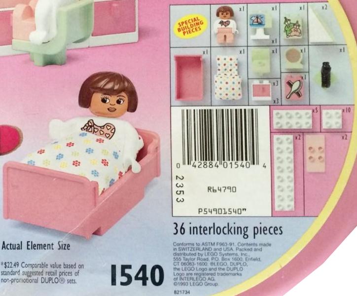 Betsy's Bedroom #1540 LEGO DUPLO
