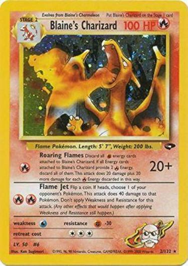 Blaine's Charizard #2 Cover Art