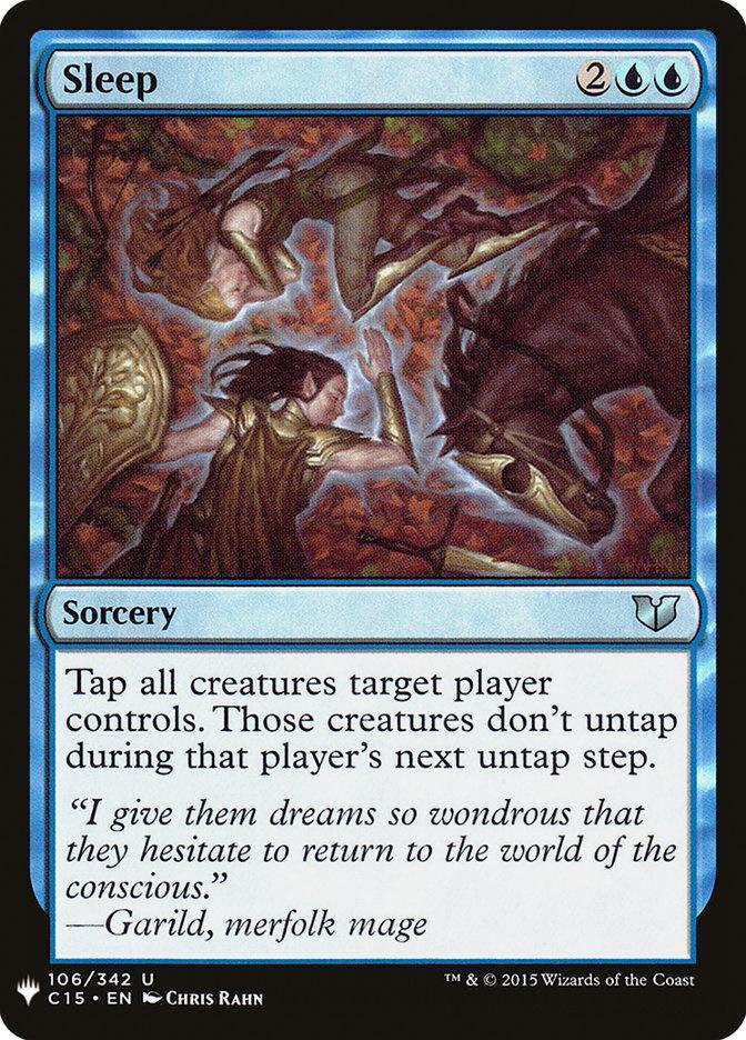 Sleep #106 Magic Commander 2015