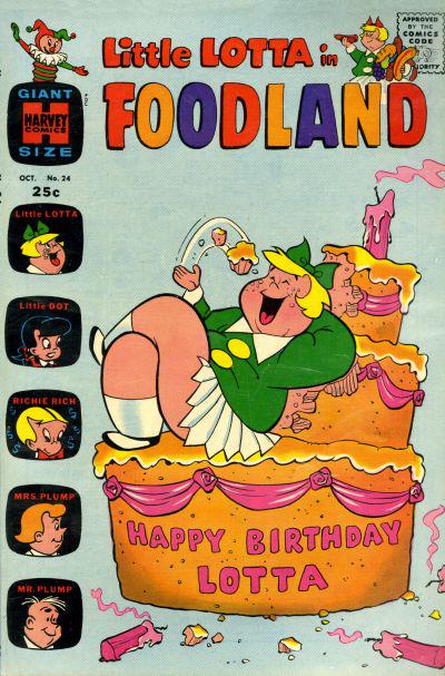 Little Lotta Foodland #24 (1970) Comic Books Little Lotta Foodland