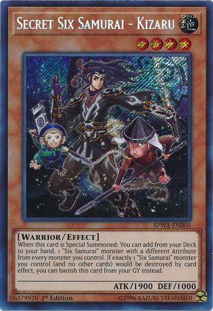 Secret Six Samurai - Kizaru SPWA-EN005 YuGiOh Spirit Warriors