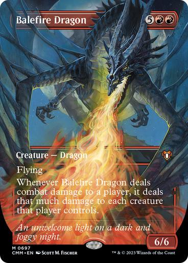 Balefire Dragon #697 Magic Commander Masters