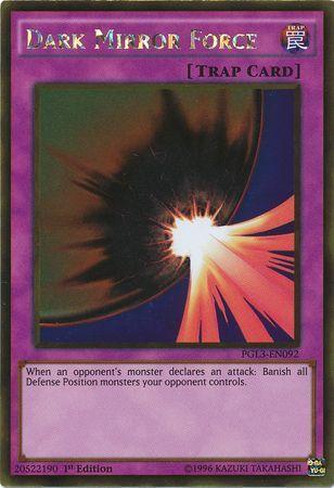 Dark Mirror Force PGL3-EN092 YuGiOh Premium Gold: Infinite Gold