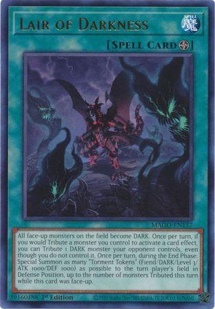 Lair of Darkness MAGO-EN157 YuGiOh Maximum Gold