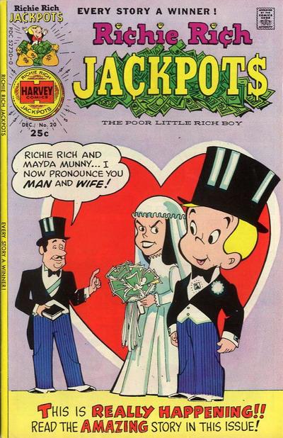 Richie Rich Jackpots #20 (1975) Comic Books Richie Rich Jackpots