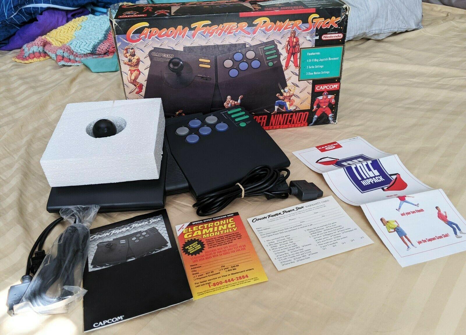 Capcom Fighter Power Stick Super Nintendo