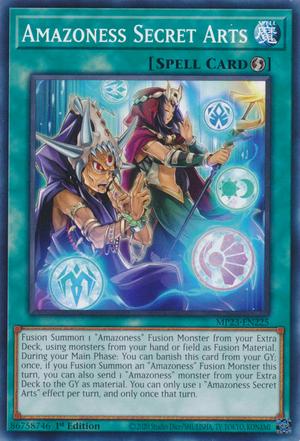 Amazoness Secret Arts MP23-EN225 YuGiOh 25th Anniversary Tin: Dueling Heroes Mega Pack