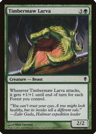 Timbermaw Larva Magic Zendikar