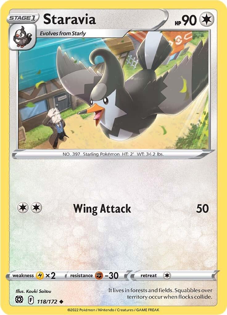 Staravia #118 Pokemon Brilliant Stars