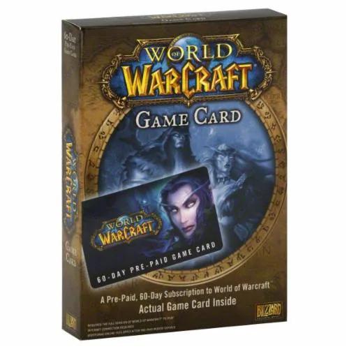 World Of Warcraft Game Card PC Games