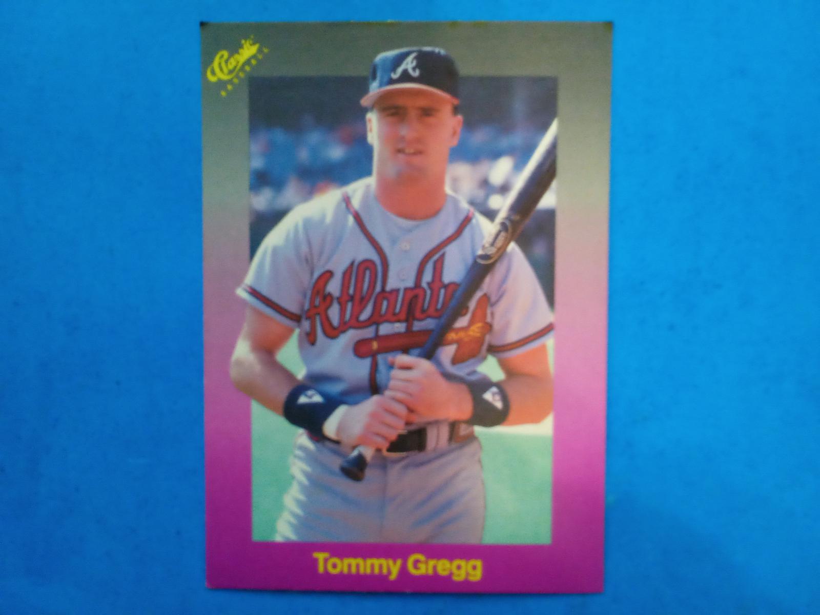 Tommy Gregg #192 Baseball Cards 1989 Classic