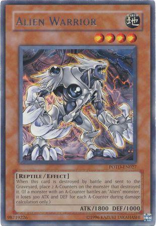 Alien Warrior POTD-EN027 YuGiOh Power of the Duelist