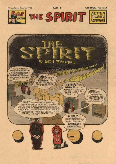 Spirit #6/13/1948 (1948) Comic Books Spirit