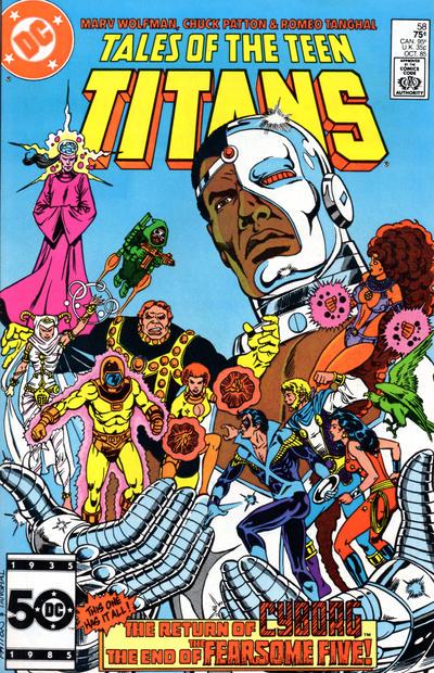 Tales of the Teen Titans #58 (1985) Comic Books Tales of the Teen Titans