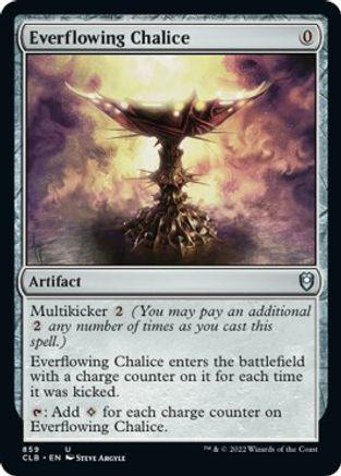 Everflowing Chalice #859 Magic Commander Legends: Battle for Baldur's Gate