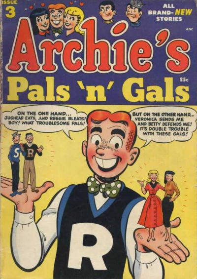 Archie's Pals 'n' Gals #3 (1954) Comic Books Archie's Pals 'N' Gals