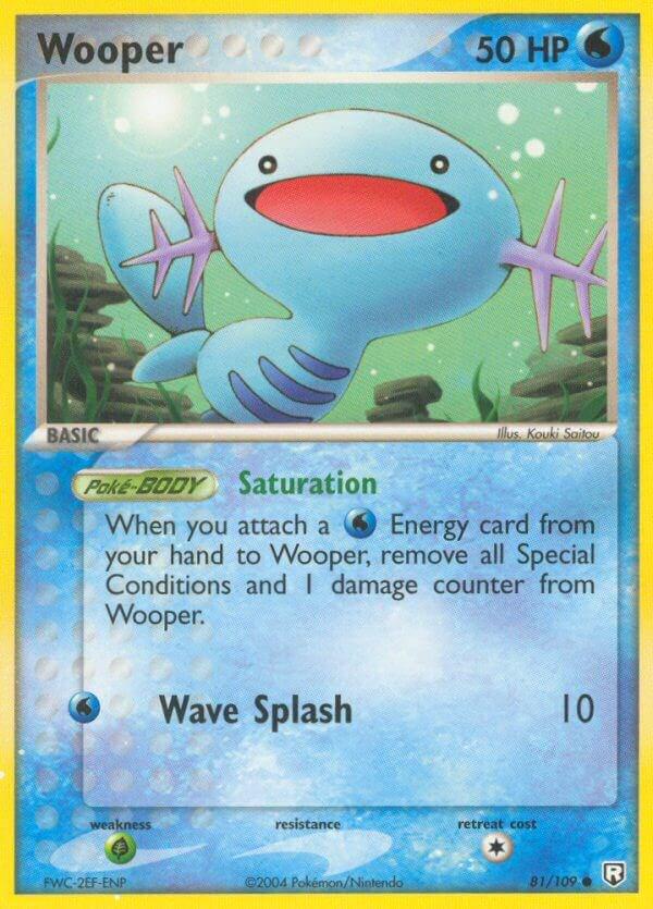 Wooper #81 Pokemon Team Rocket Returns