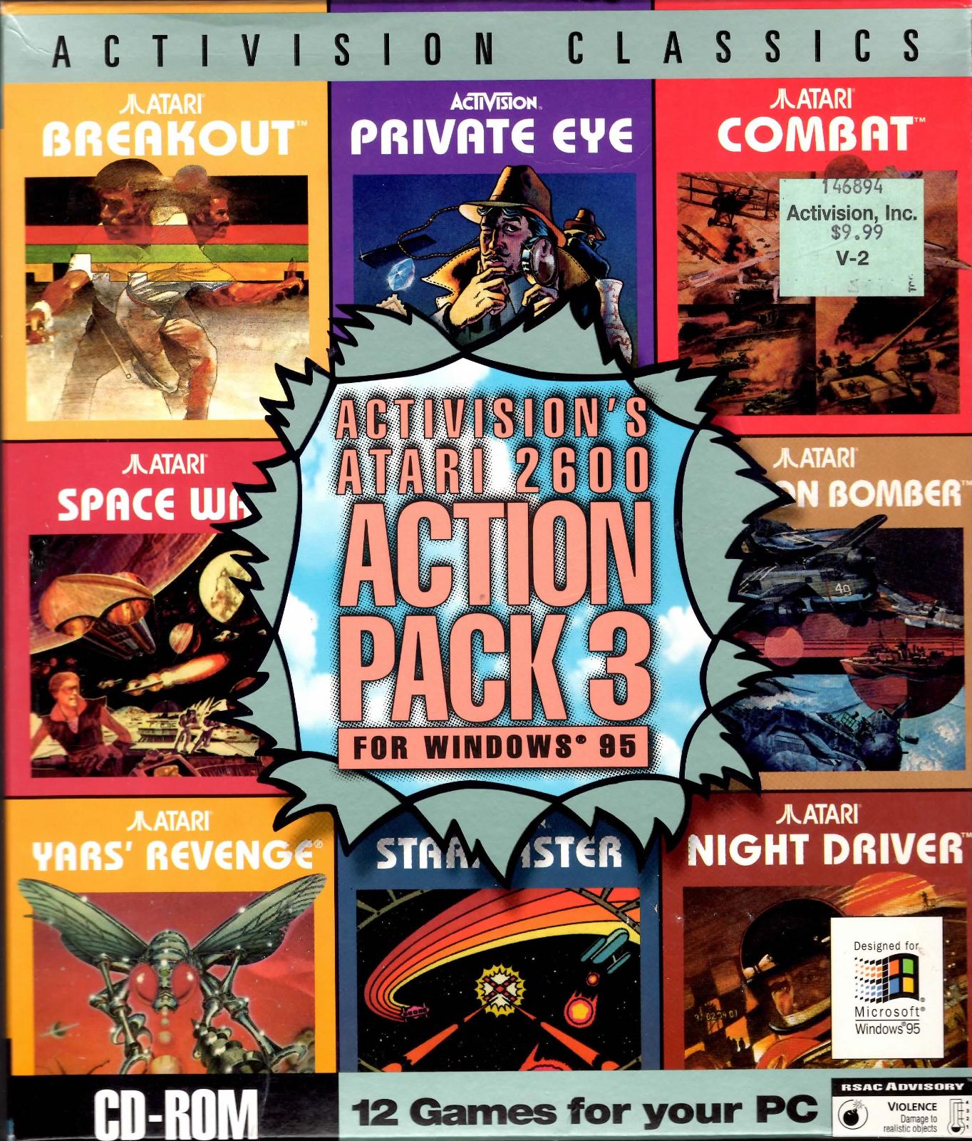 Activision's Atari 2600 Action Pack 3 PC Games