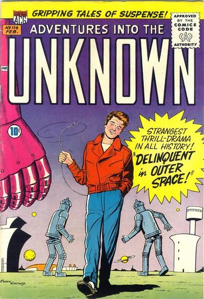 Adventures into the Unknown #114 (1960) Comic Books Adventures into the Unknown