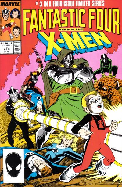 Fantastic Four vs. X-Men #3 (1987) Comic Books Fantastic Four vs. X-Men
