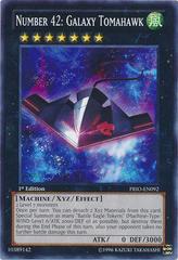 Number 42: Galaxy Tomahawk [1st Edition] PRIO-EN092 YuGiOh Primal Origin Prices