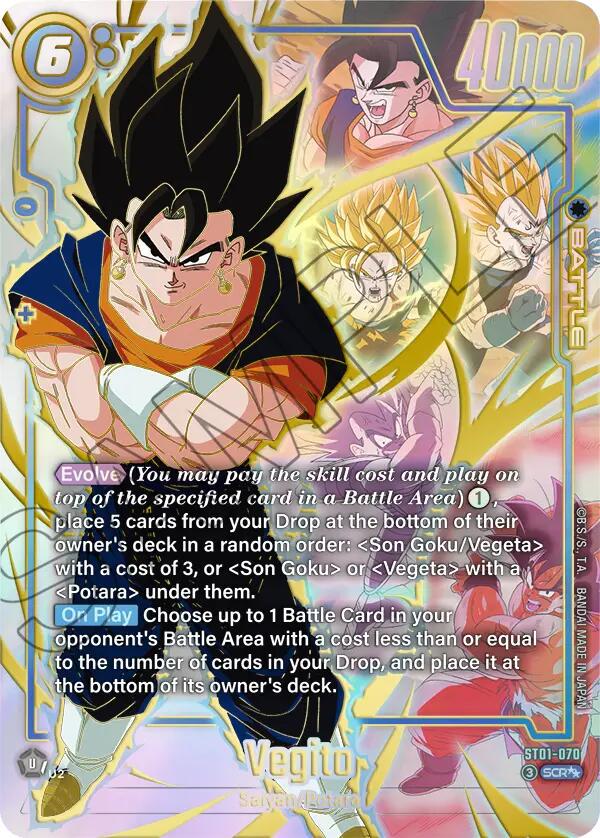 Vegito [Super Alternate Art] ST01-070 Prices | Dragon Ball Fusion