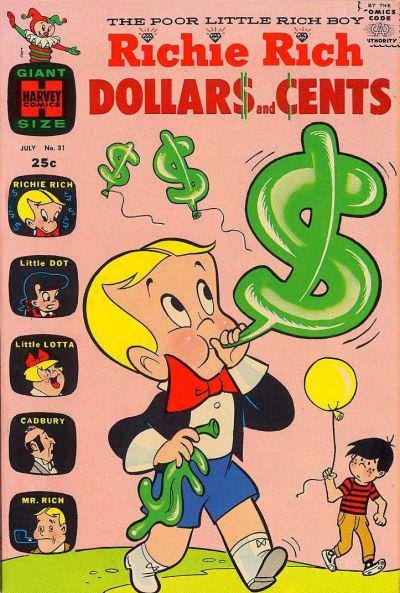 Richie Rich Dollars and Cents #31 (1969) Comic Books Richie Rich Dollars and Cents