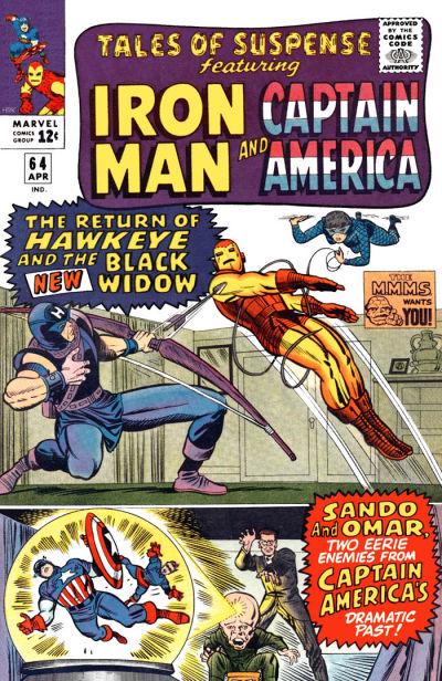 Tales of Suspense #64 (1965) Comic Books Tales of Suspense