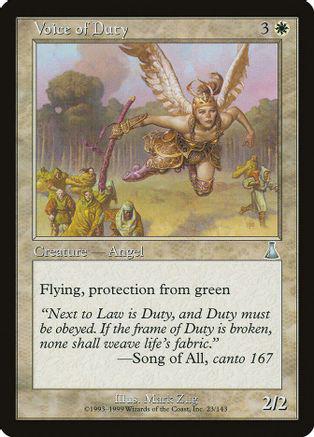 Voice of Duty Magic Urzas Destiny