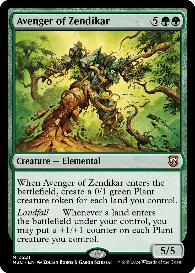 Avenger of Zendikar #221 Magic Modern Horizons 3 Commander