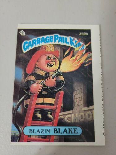 Blazin' BLAKE #359b 1987 Garbage Pail Kids