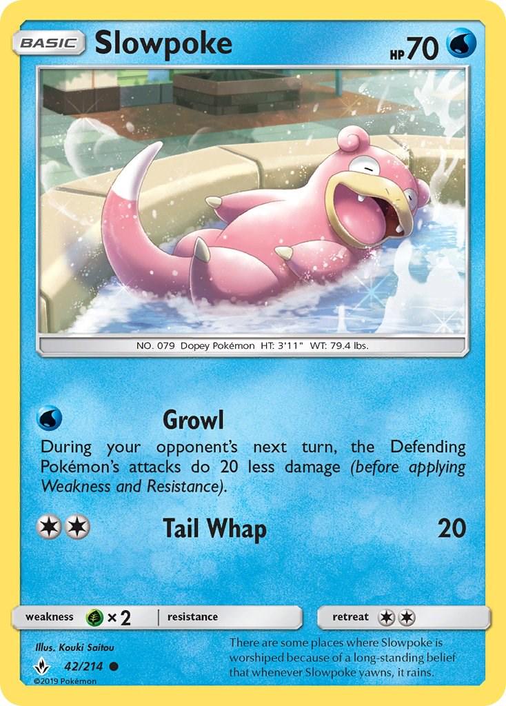 Slowpoke #42 Pokemon Unbroken Bonds