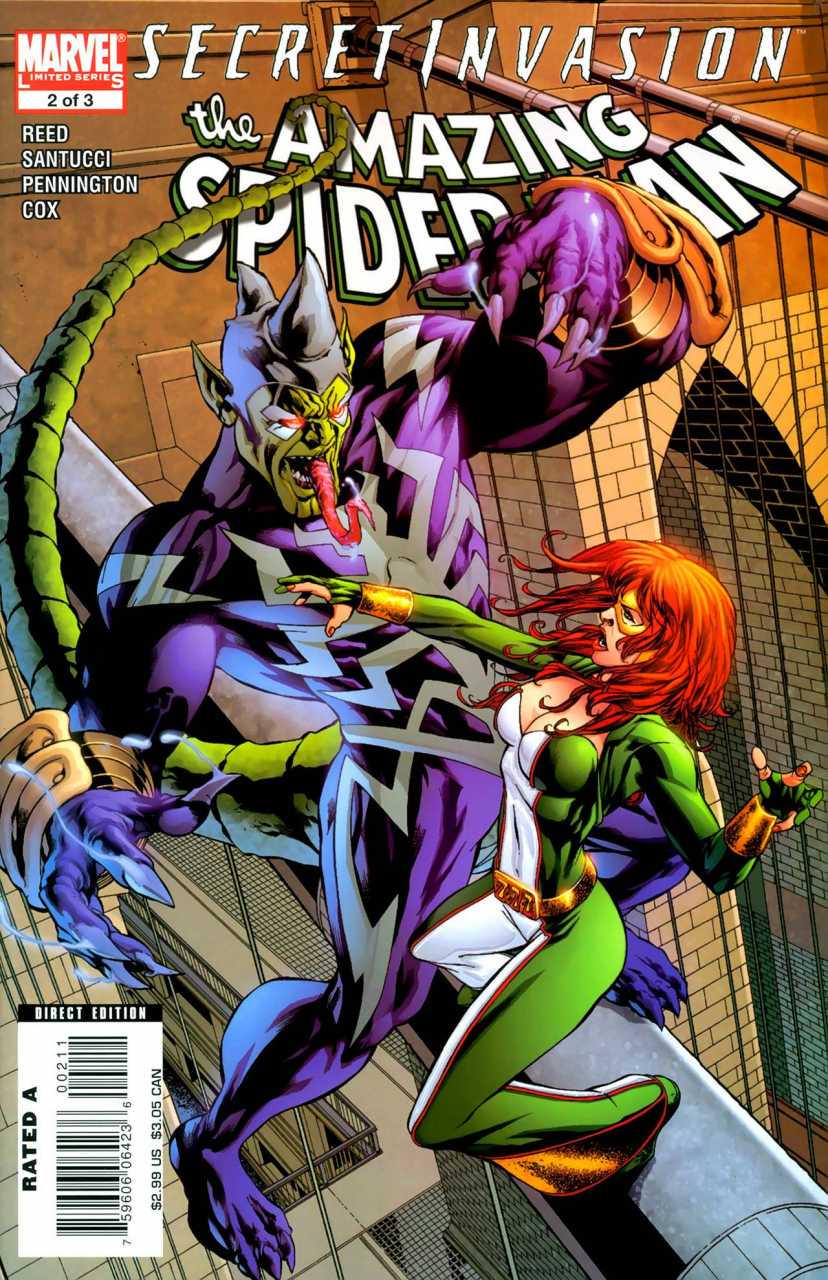 Secret Invasion: The Amazing Spider-Man #2 (2008) Comic Books Secret Invasion: The Amazing Spider-Man