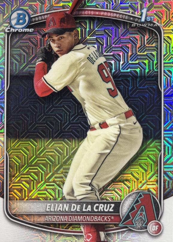 2025 Bowman Chrome Prospects Elian De La Cruz [Mojo] #BCP-249 card