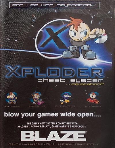 Xploder Cheat System PAL Playstation 2