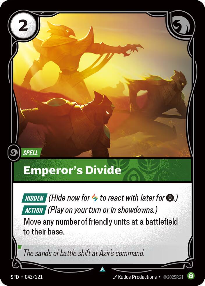 Emperor's Divide front