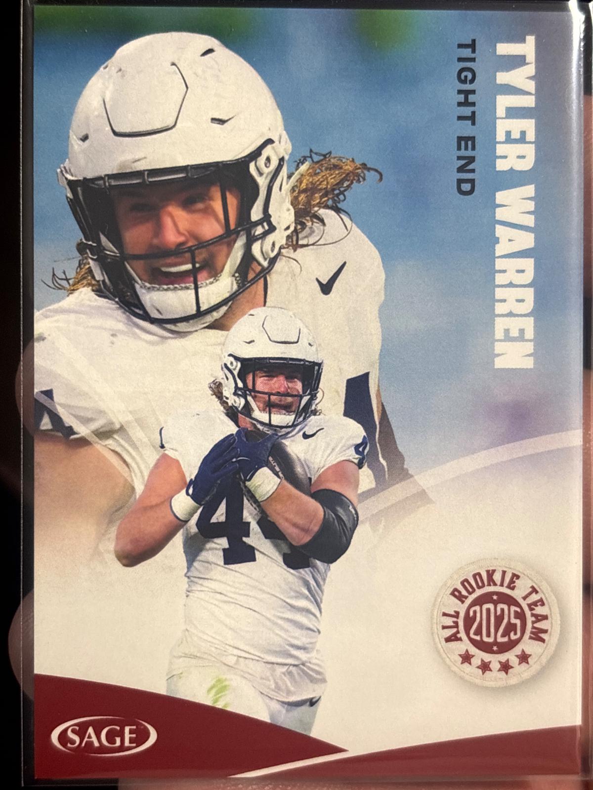 Tyler Warren [Red] #160 Prices | 2025 Sage Hit | Football Cards
