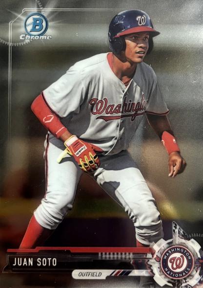 Juan Soto #BDC162 Baseball Cards 2017 Bowman Draft Chrome