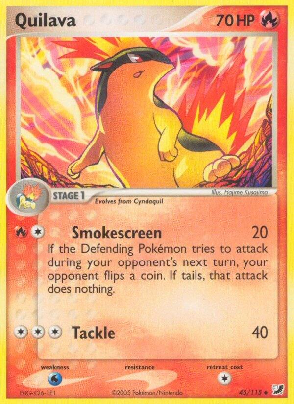 Quilava #45 Pokemon Unseen Forces
