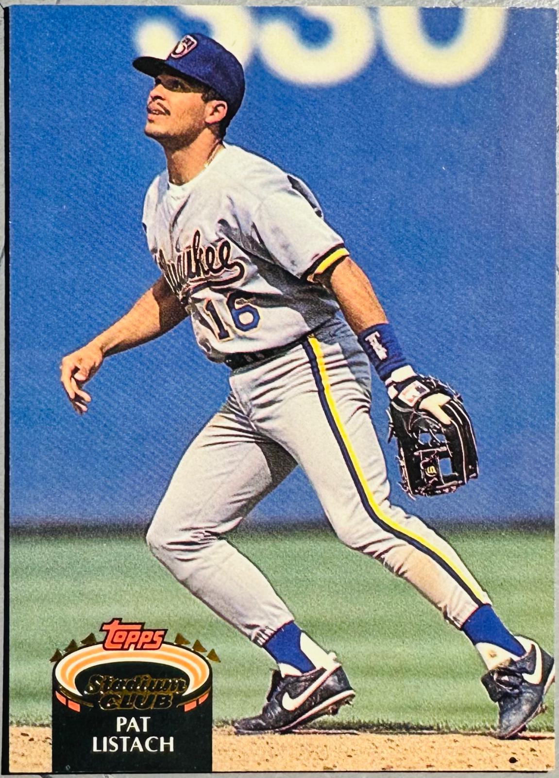 Pat Listach #757 Baseball Cards 1992 Stadium Club