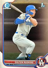 Dalton Rushing #BDC-84 Baseball Cards 2022 Bowman Draft Chrome Prices