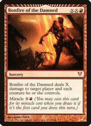 Bonfire of the Damned Magic Avacyn Restored
