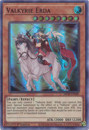 Valkyrie Erda MP20-EN089 YuGiOh 2020 Tin of Lost Memories Mega Pack