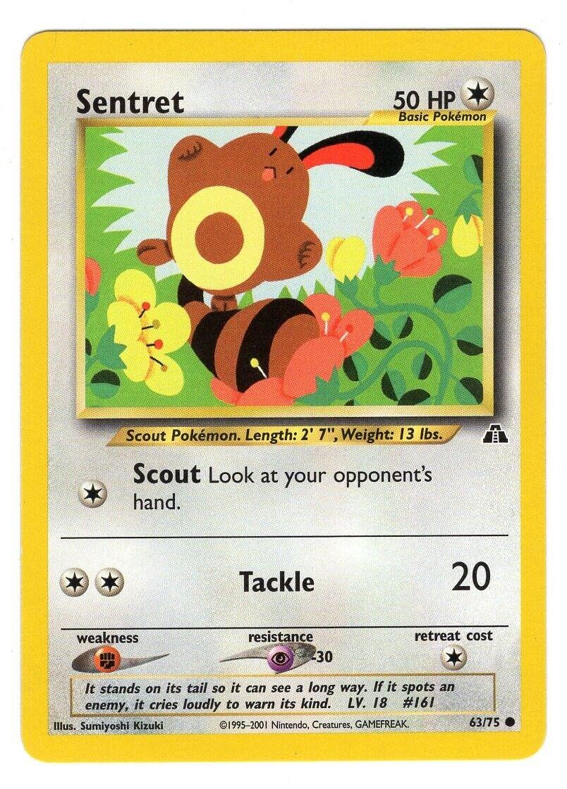 Sentret #63 Pokemon Neo Discovery