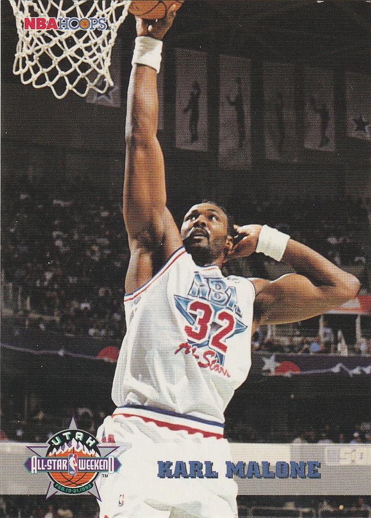 Karl Malone #275 1993 Hoops Basketball