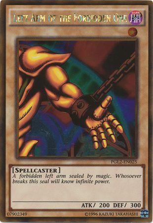 Left Arm of the Forbidden One PGL2-EN025 YuGiOh Premium Gold: Return of the Bling